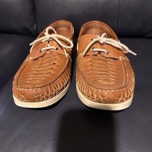 Mens Bass leather loafers